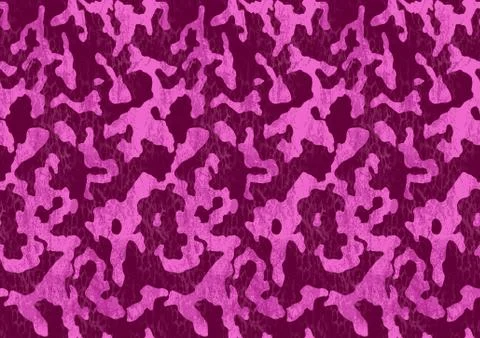 Seamless colored camouflage pattern army abstract modern military background for Stock Illustration