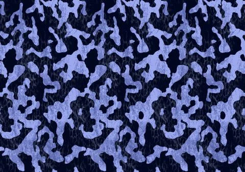 Seamless colored camouflage pattern army abstract modern military background for Stock Illustration