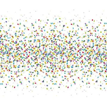 Seamless colored confetti background Stock Illustration