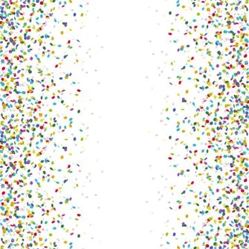 Seamless colored confetti background Stock Illustration