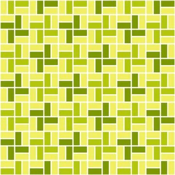 Seamless colored geometric pattern with yellow and green color rectangles. Li 스톡 일러스트