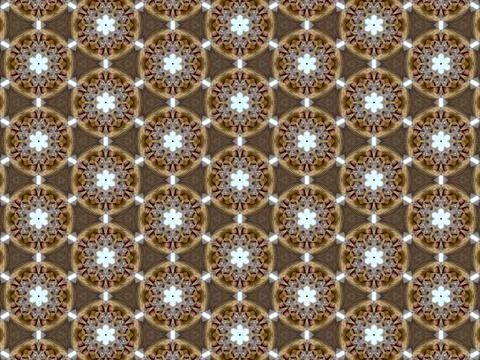 Seamless colored geometric shapes pattern Stock Illustration