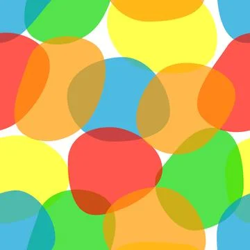 Seamless colored pattern, colorful summer background Illustrazione stock