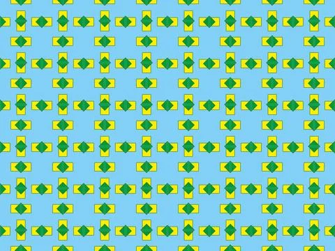 Seamless colored pattern of geometric shapes of different shapes Geometric... Stock Photos