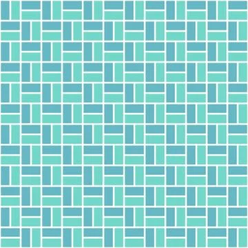 Seamless colored pattern with light blue and blue color rectangles. Zigzag or Stock Illustration