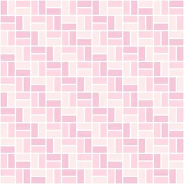 Seamless colored pattern with light pink and rose color rectangles. Zigzag or 库存插图
