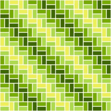 Seamless colored pattern with yellow and green color rectangles. Zigzag or si イラスト素材