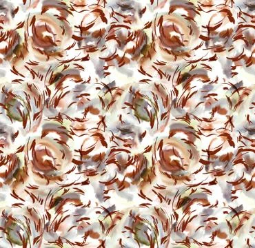 Seamless colored texture pattern with brown and yellow colors. Stock Illustration