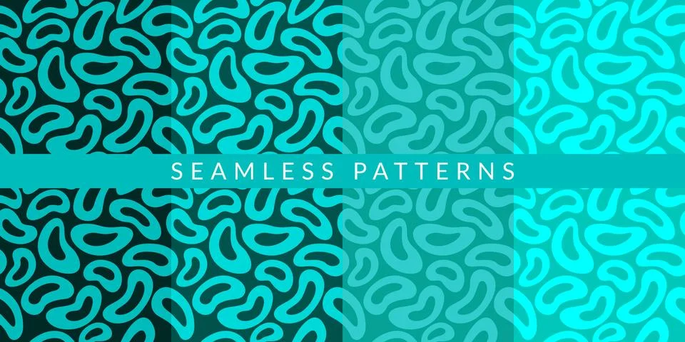 Seamless Colorful Abstract Pattern Vector Illustration Background Art Stock Illustration