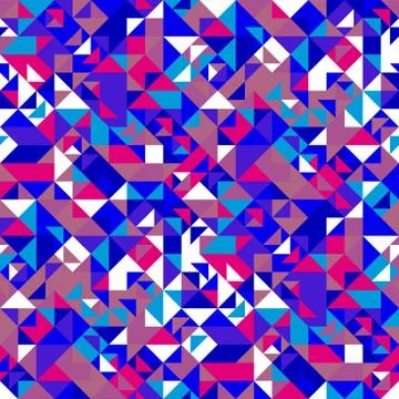 Seamless colorful abstract triangle pattern background design 스톡 일러스트