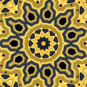 Seamless colorful aztec pattern, bright colors Stock Illustration