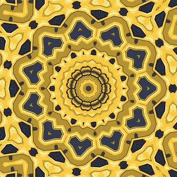 Seamless colorful aztec pattern, bright colors Stock Illustration