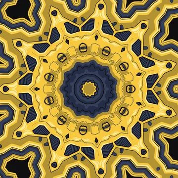 Seamless colorful aztec pattern, bright colors Stock Illustration