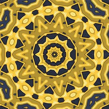 Seamless colorful aztec pattern, bright colors Stock Illustration