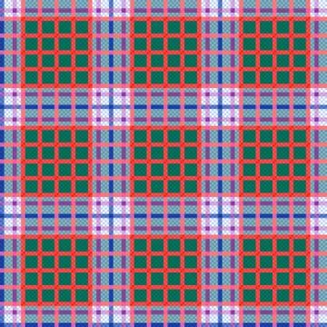 Seamless colorful checkered pattern Stock Illustration