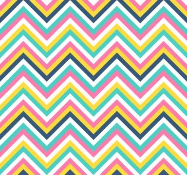 Seamless colorful chevron vector pattern Stock Illustration