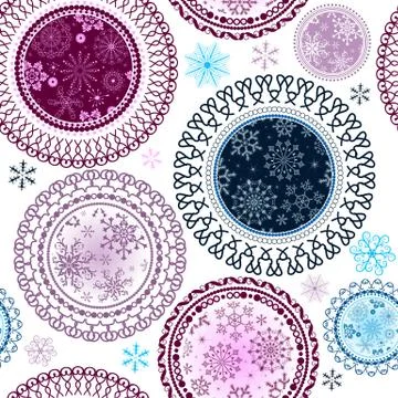 Seamless colorful Christmas Pattern Stock Illustration