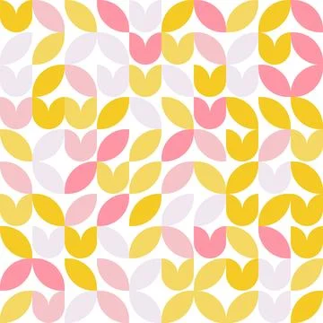 Seamless colorful geometric mosaic pattern. Stock Illustration
