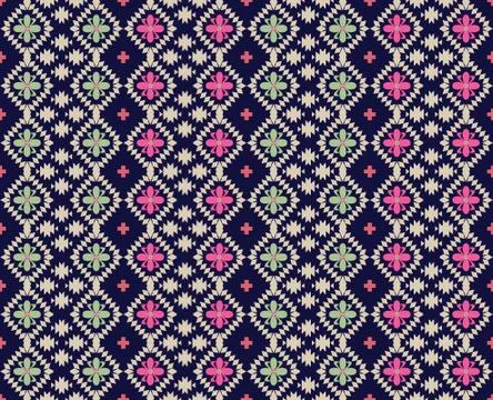 Seamless colorful geometric pattern Stock Illustration