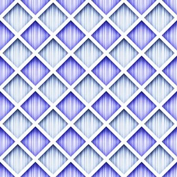 Seamless Colorful Geometric Pattern with Rhombuses Stock Illustration