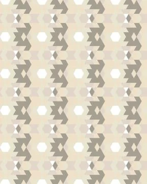 Seamless colorful geometric polygons patterns Stock Illustration