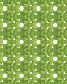 Seamless colorful geometric polygons patterns Stock Illustration