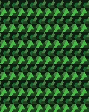 Seamless colorful geometric polygons patterns Stock Illustration