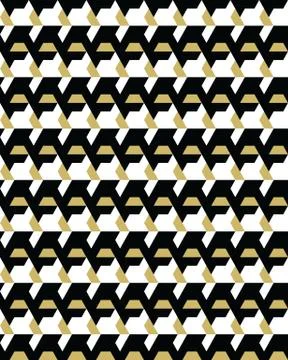 Seamless colorful geometric polygons patterns Stock Illustration