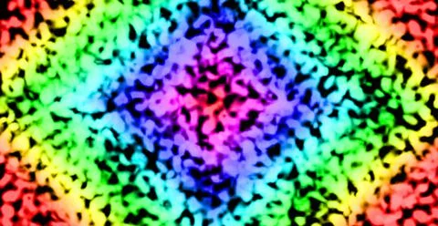 Seamless Colorful Gradient Loop Background Illustrazione stock