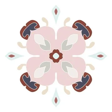 Seamless colorful patchwork from Azulejo tiles. Portuguese and Spain decor Stock-Illustration