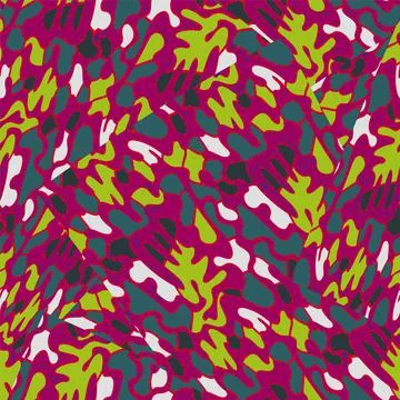 Seamless colorful pattern with abstract shapes Illustrazione stock