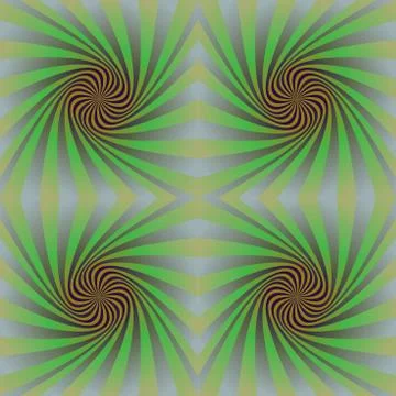 Seamless colorful psychedelic spiral pattern background Illustrazione stock