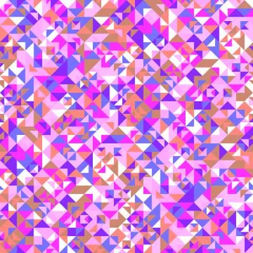 Seamless colorful triangle pattern background - abstract vector design イラスト素材