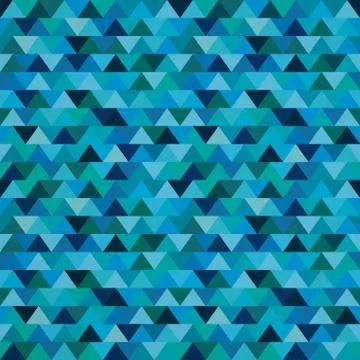 Seamless colorful zig zag triangle pattern Stock Illustration