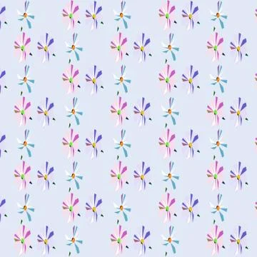 Seamless colourful pattern geometric backgrounds vector design Stock Illustration