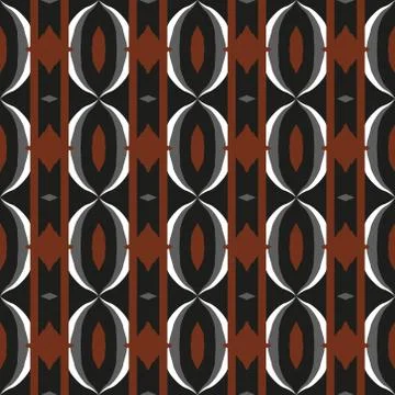 Seamless colourful pattern geometric backgrounds vector design Stock Illustration