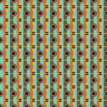 Seamless colourful pattern geometric backgrounds vector design Stock Illustration