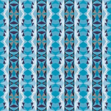 Seamless colourful pattern geometric backgrounds vector design Stock Illustration