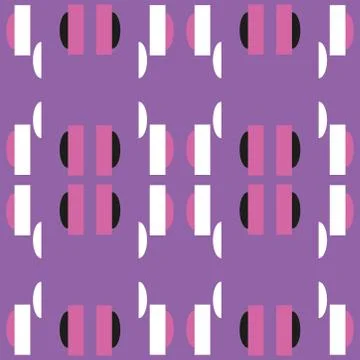 Seamless colourful pattern geometric backgrounds vector design Stock Illustration