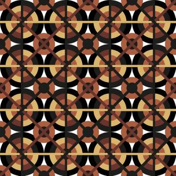 Seamless colourful pattern geometric backgrounds vector design Stock Illustration