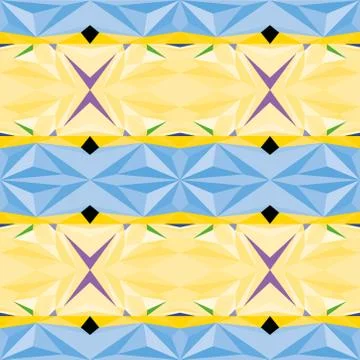 Seamless colourful pattern geometric backgrounds vector design Stock Illustration