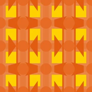 Seamless colourful pattern geometric backgrounds vector design Stock Illustration