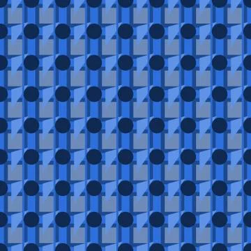 Seamless colourful pattern geometric backgrounds vector design Stock Illustration