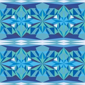 Seamless colourful pattern geometric backgrounds vector design Stock Illustration