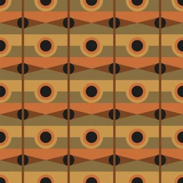 Seamless colourful pattern geometric backgrounds vector design Stock Illustration