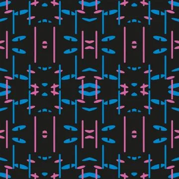 Seamless colourful pattern geometric backgrounds vector design Stock Illustration