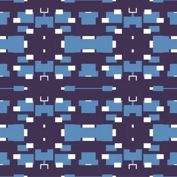 Seamless colourful pattern geometric backgrounds vector design Stock Illustration