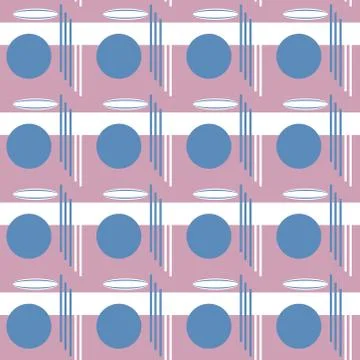 Seamless colourful pattern geometric backgrounds vector design Stock Illustration