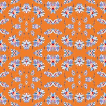 Seamless colourful pattern geometric backgrounds vector design Stock Illustration