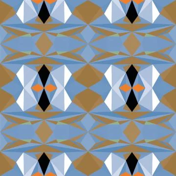 Seamless colourful pattern geometric backgrounds vector design Stock Illustration